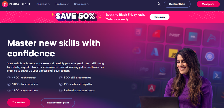 Pluralsight Black Friday Sale